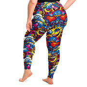 Hearts And Smiles Plus Size Legging