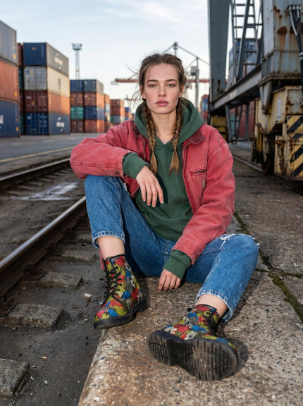 Projects817 Colorful City Boots