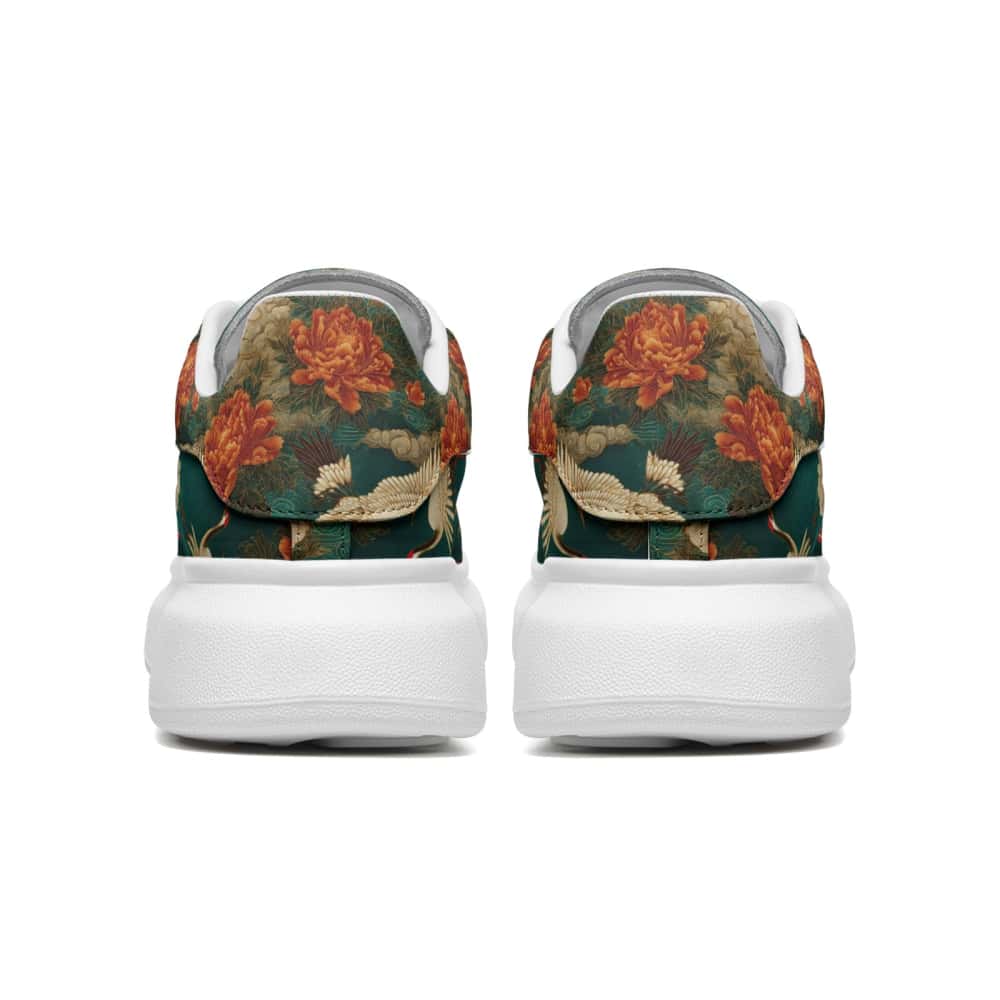 Low-Top Oversized Vegan Leather Sneakers | Ethical Style