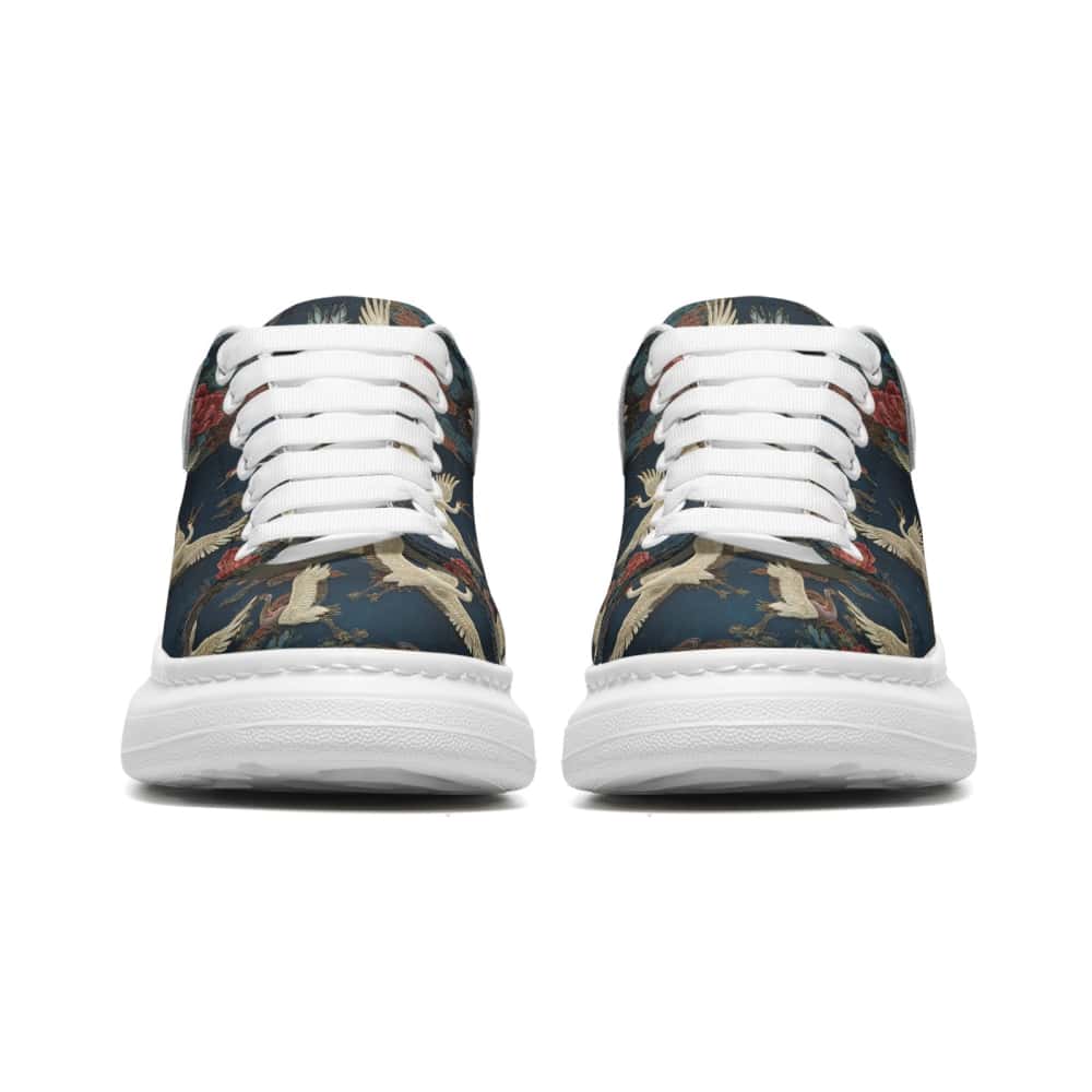 Low-Top Oversized Vegan Leather Sneakers | Ethical Style