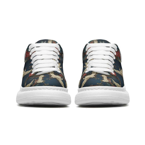 Low-Top Oversized Vegan Leather Sneakers | Ethical Style