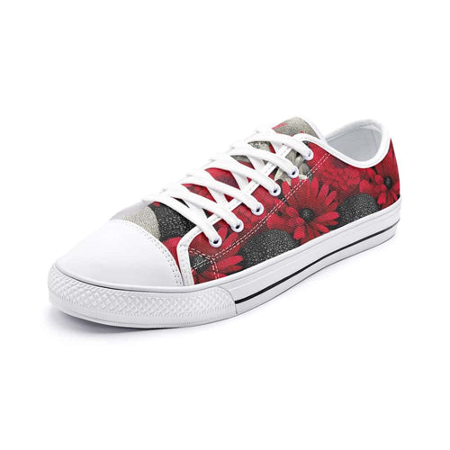 Ink Petals Low Top Canvas Shoes
