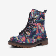 Japanese Unicorn Vegan Leather Boots