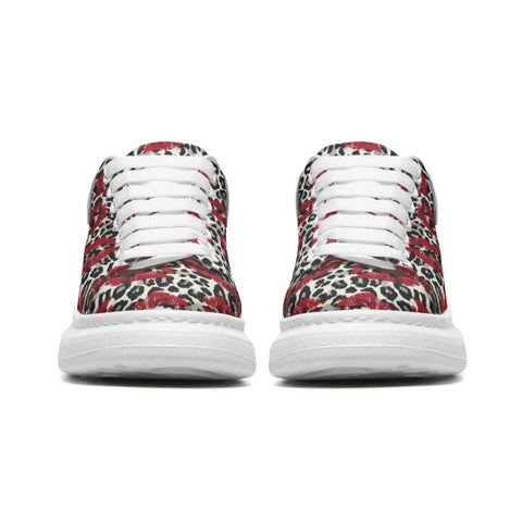 Low-Top Oversized Vegan Leather Sneakers | Ethical Style