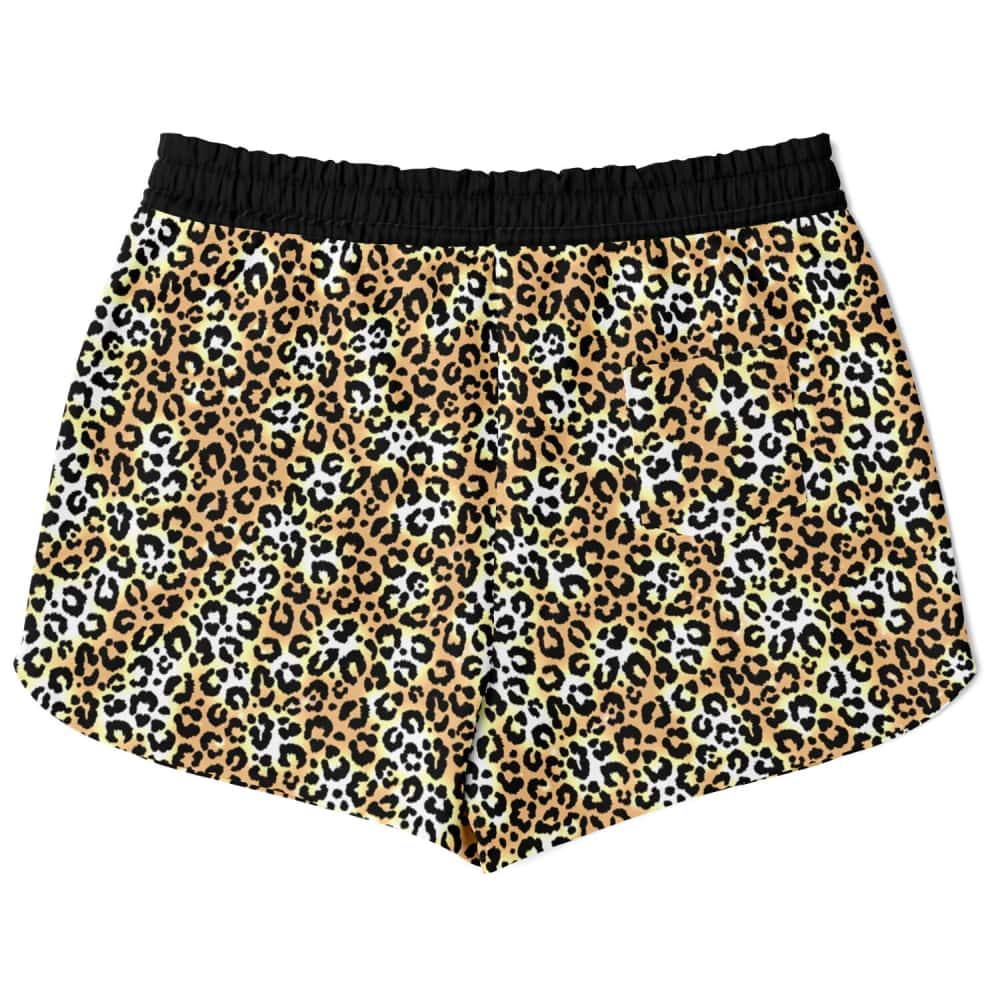 Leopard Print Athletic Loose Shorts - $44.99 - Free Shipping