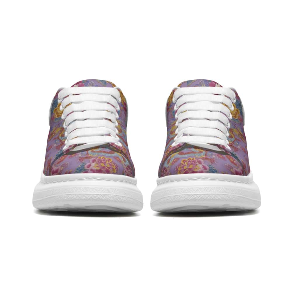 Low-Top Oversized Vegan Leather Sneakers | Ethical Style