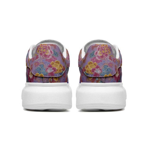 Low-Top Oversized Vegan Leather Sneakers | Ethical Style