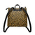 Mango Mojito Leopard PU Leather Backpack Purse - $64.99