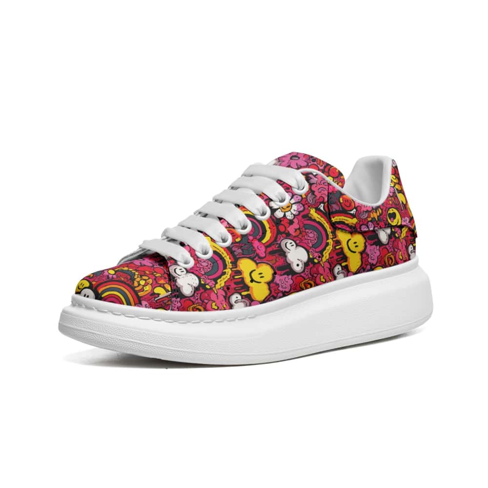 Melted Rainbow Dreams Oversized Sneakers