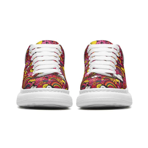 Low-Top Oversized Vegan Leather Sneakers | Ethical Style