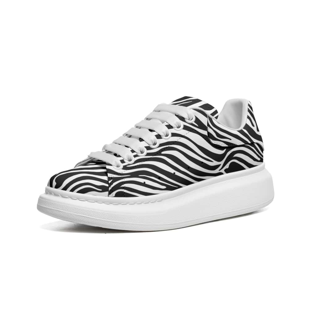 Midnight Zebra Oversized Sneakers