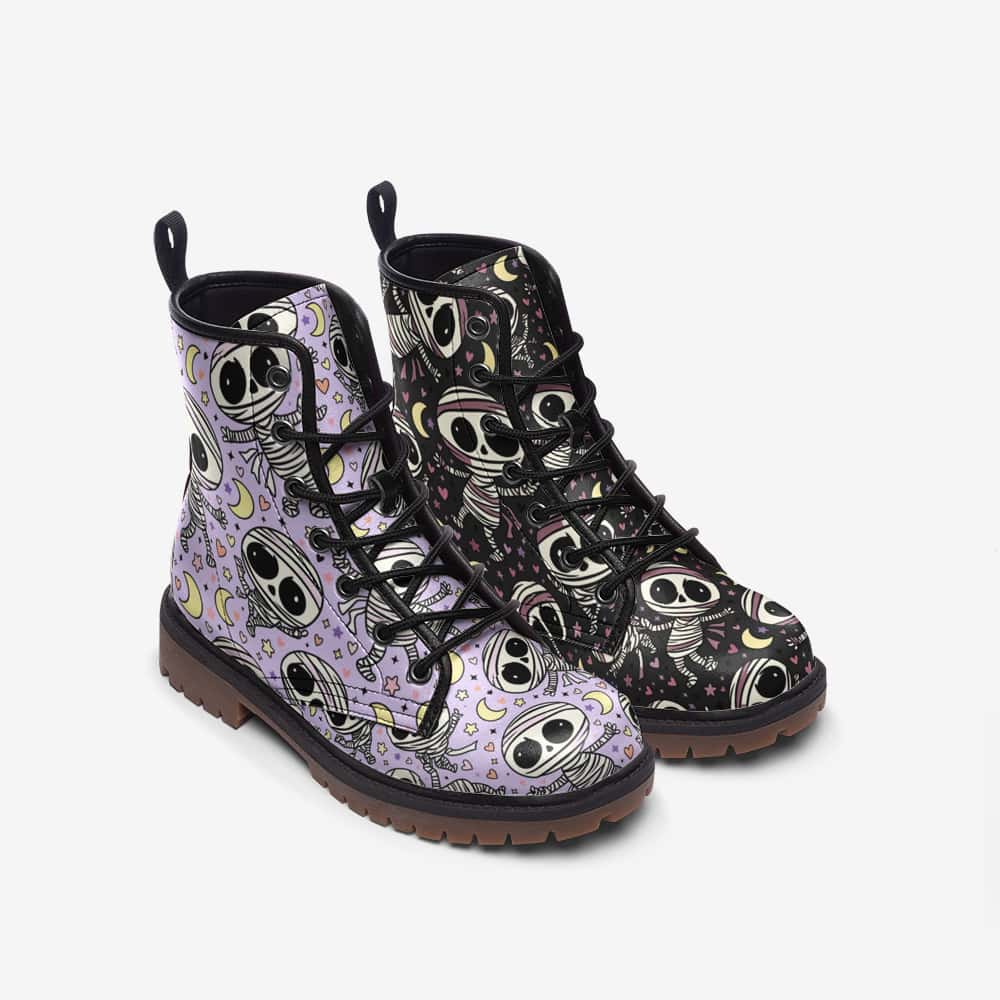 Mismatched Vegan Leather Boots | Ethical Style