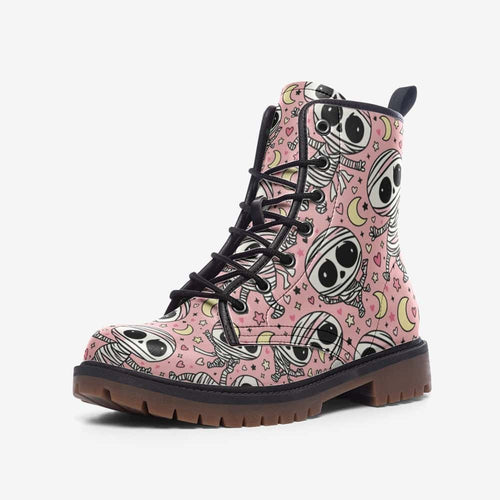 Mummy Mischief Vegan Leather Boots – Colorway 2