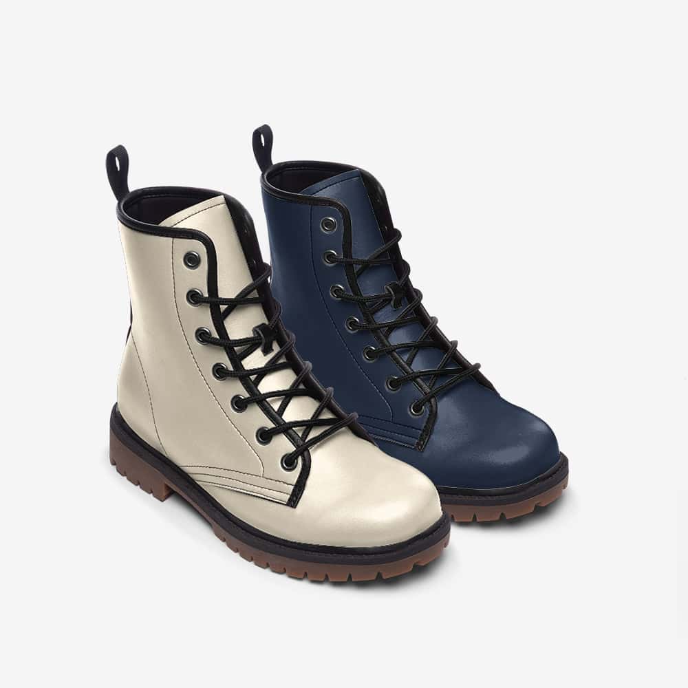 Mismatched Vegan Leather Boots | Ethical Style