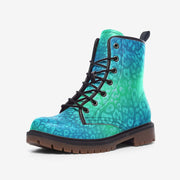 Ocean Leopard Vegan Leather Boots