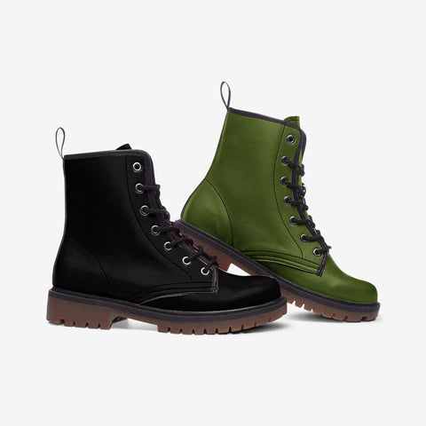 Mismatched Vegan Leather Boots | Ethical Style