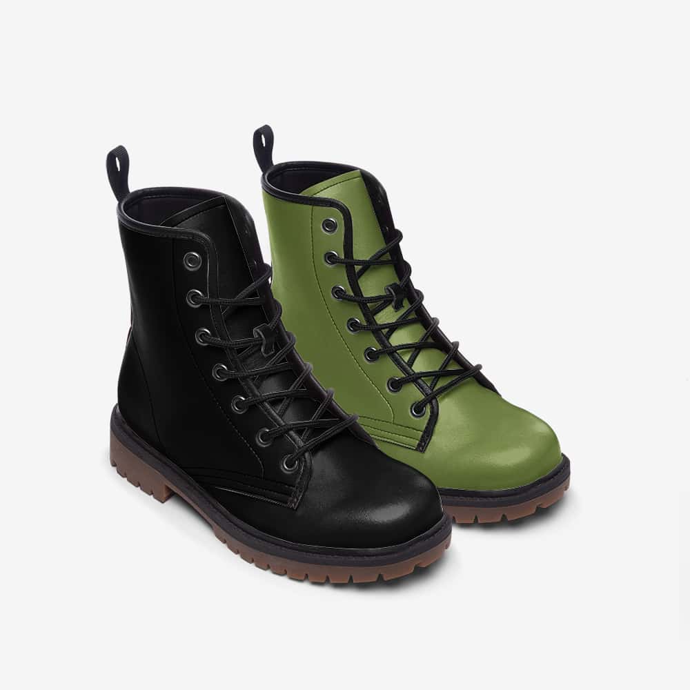 Mismatched Vegan Leather Boots | Ethical Style