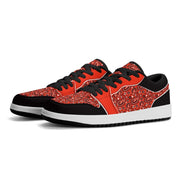 Orange Bandana Low-Top Sneakers