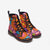 Orange flowers 70’s Vegan Leather Boots - $99.99 - Free