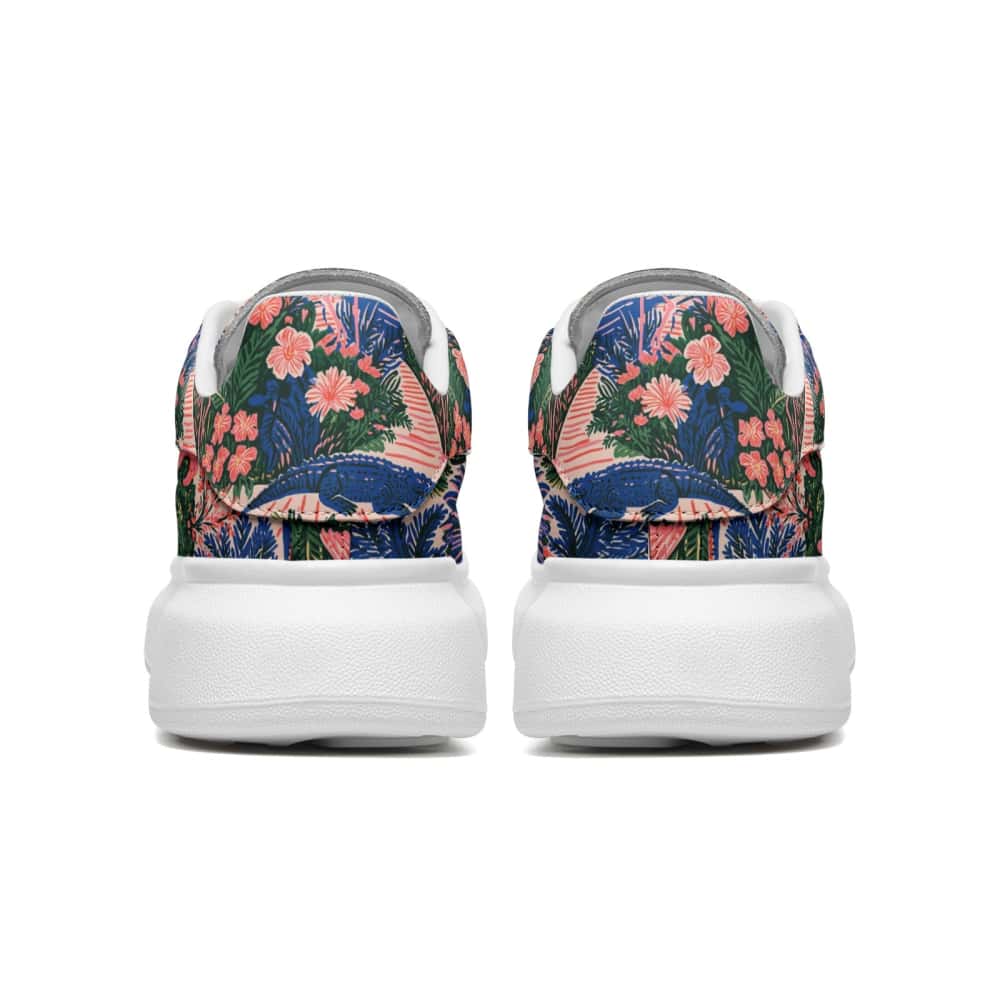 Low-Top Oversized Vegan Leather Sneakers | Ethical Style