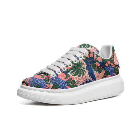 Low-Top Oversized Vegan Leather Sneakers | Ethical Style