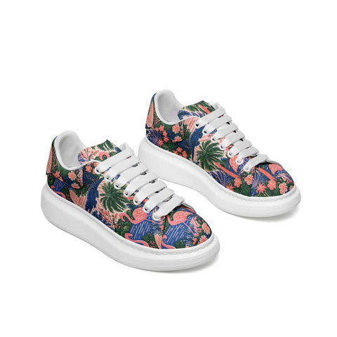 Low-Top Oversized Vegan Leather Sneakers | Ethical Style