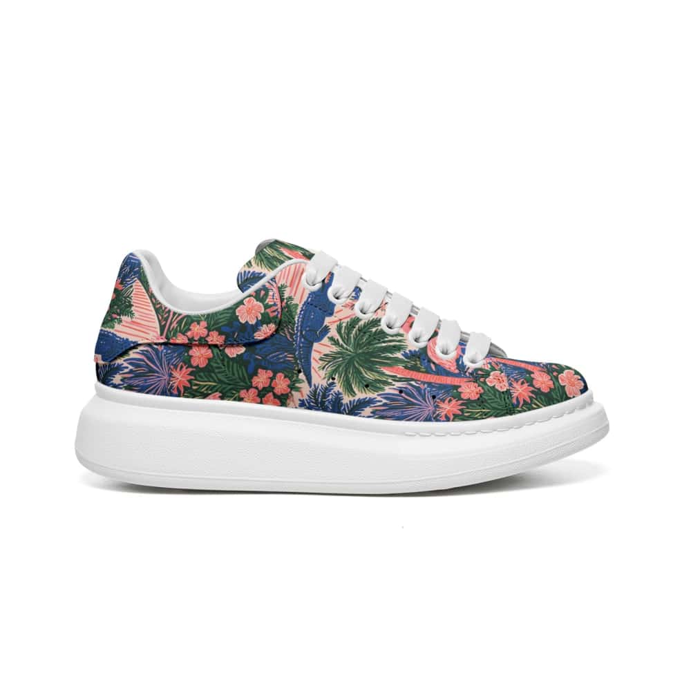 Low-Top Oversized Vegan Leather Sneakers | Ethical Style