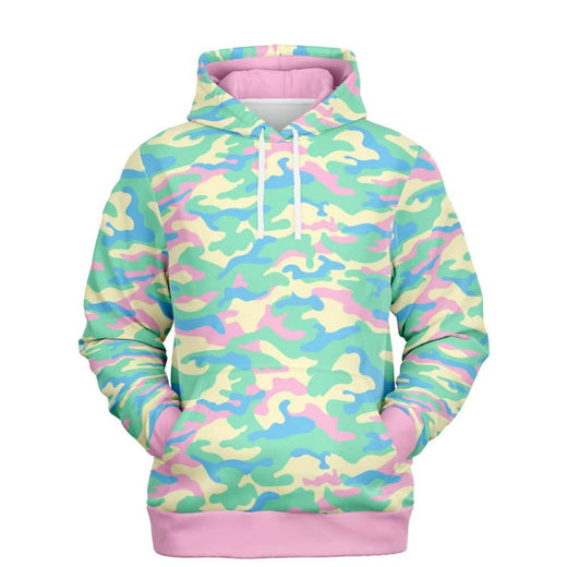 Pastel Camo Fashion Pullover Hoodie