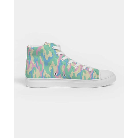 Pastel Camo Hightop Canvas Shoes - $74.99 - Free Shipping