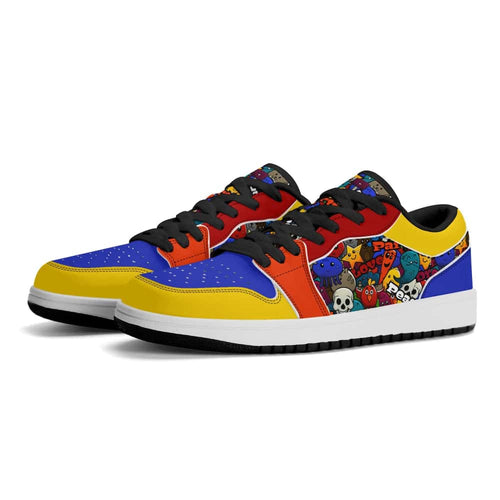 Peace, Love and Party Low-Top Sneakers