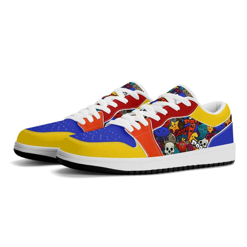 Peace, Love and Party Low-Top Sneakers