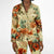 Peach Floral and Butterflies Satin Pajamas - $89.99 - Free