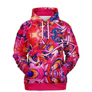 Pink Chaos Fashion Pullover Hoodie