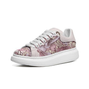 Pink Flowers Oversized Sneakers