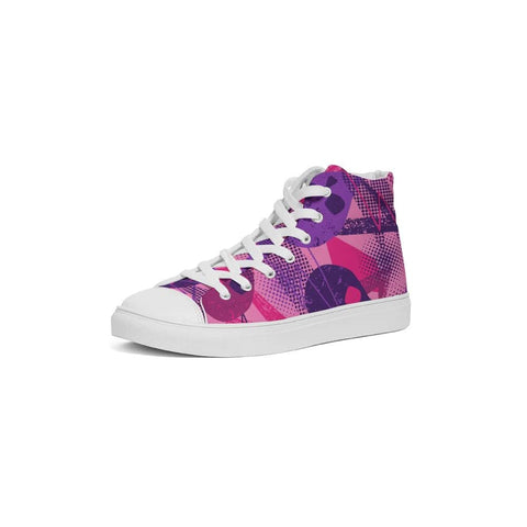 Pink Graffiti Skulls Hightop Canvas Shoes - $74.99 - Free