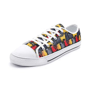 Polka Whiskers Low Top Canvas Shoes