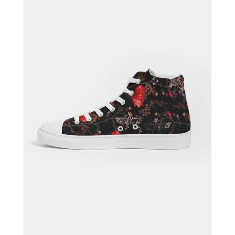 Poppy Flowers Hightop Canvas Shoes - $74.99 - Free Shipping