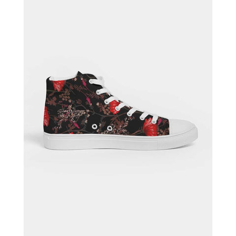 Poppy Flowers Hightop Canvas Shoes - $74.99 - Free Shipping