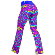 Psychedelic Flare Leggings