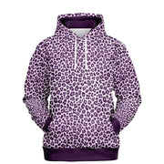 Purple Leopard Fashion Pullover Hoodie