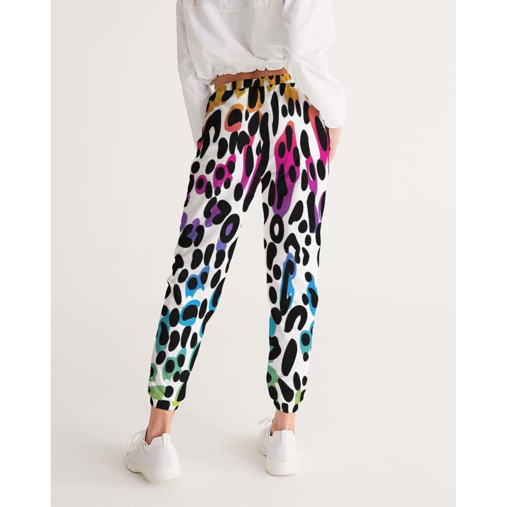 Rainbow Leopard Prin Track Pants - $64.99 - Free Shipping