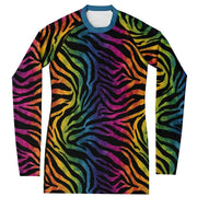 Rainbow Riot Zebra Rashguard