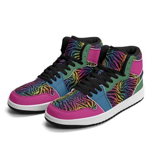 Rainbow Riot Zebra TR Sneakers