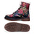 Red and Blue Floral Fur Chukka Boots - $119.99 - Free