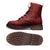 Red Snakeskin Print Fur Chukka Boots - $119.99 - Free
