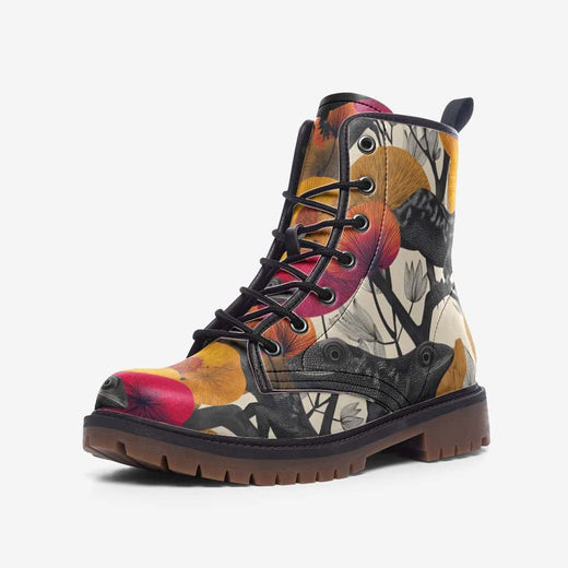 Rift Lizard Vegan Leather Boots