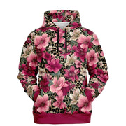 Rosé Leopard Fashion Pullover Hoodie