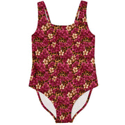 Royal Cherry Leopard One-Piece Swimsuit