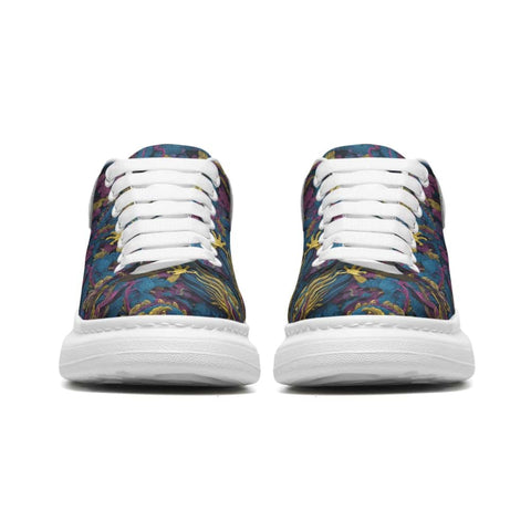 Low-Top Oversized Vegan Leather Sneakers | Ethical Style