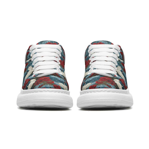 Low-Top Oversized Vegan Leather Sneakers | Ethical Style